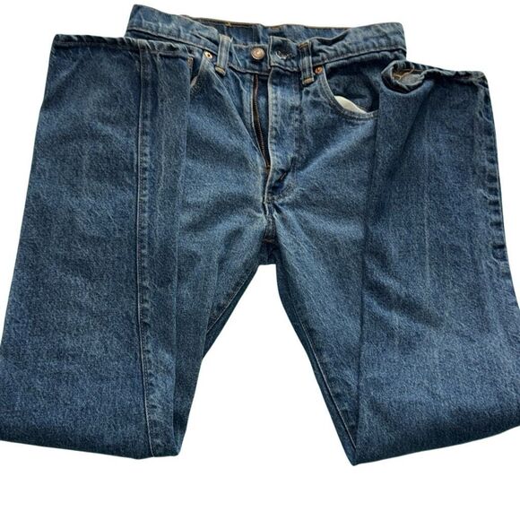 Vintage Levi’s 80s jeans 28 by 32 talon 42 zipper 505 0217